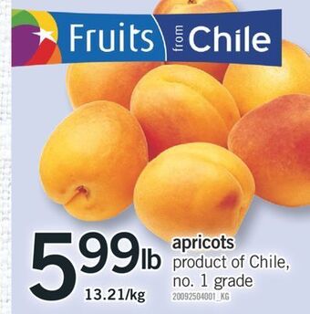 Fortinos Apricots offer