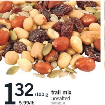 Fortinos Trail mix offer