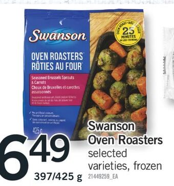 Fortinos Swanson oven roasters,397/425 g offer