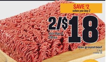 Loblaws Lean ground beef, 1 kg offer