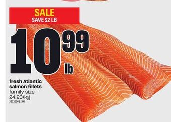 Loblaws Fresh atlantic salmon fillets offer