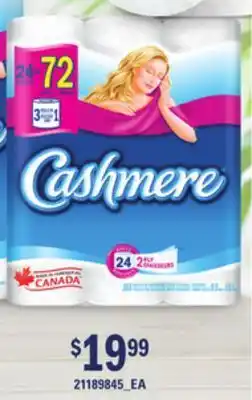Loblaws Cashmere bathroom tissue 30-90 rolls, 24-72 rolls offer