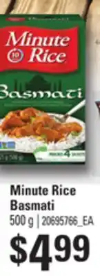 Loblaws Minute rice basmati, 500 g offer