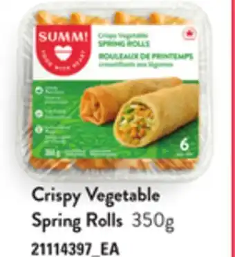 Loblaws Crispy vegetable spring rolls, 350g offer