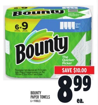 Metro Bounty paper towels offer
