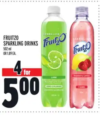 Metro Fruit20 sparkling drinks offer