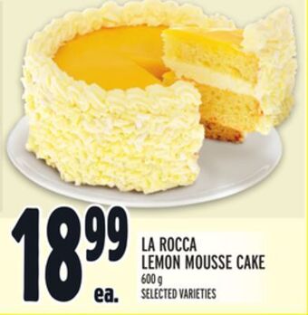 Metro La rocca lemon mousse cake offer