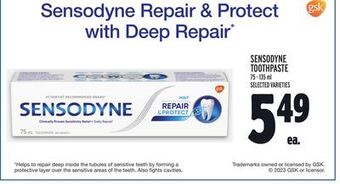 Metro Sensodyne toothpaste offer