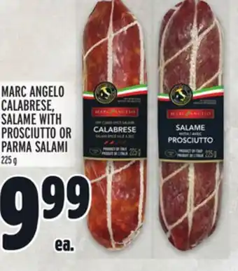 Metro Marc angelo calabrese, salame with prosciutto or parma salami offer
