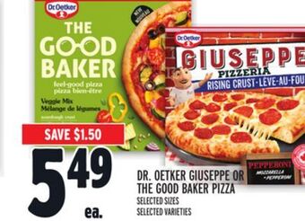 Metro Dr. oetker giuseppe or the good baker pizza offer