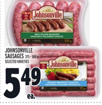 Metro Johnsonville sausages offer