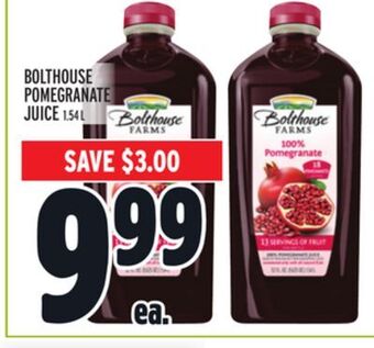 Metro Bolthouse pomegranate juice offer