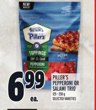 Metro Piller's pepperoni or salami trio offer