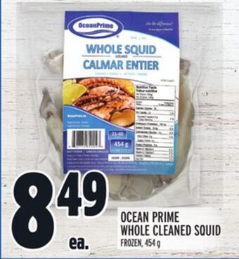 Metro Ocean prime whole cleaned squid offer