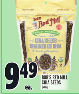 Metro Bob's red mill chia seeds offer