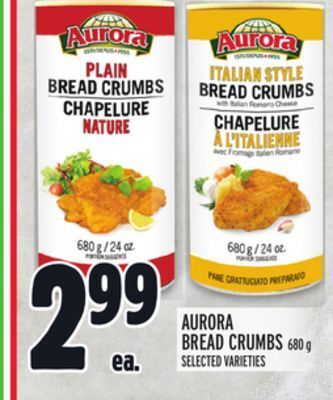 Metro Aurora bread crumbs offer