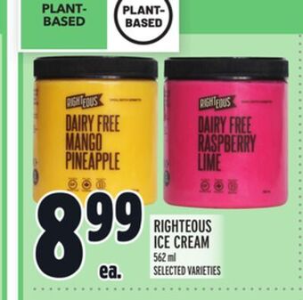 Metro Righteous ice cream offer