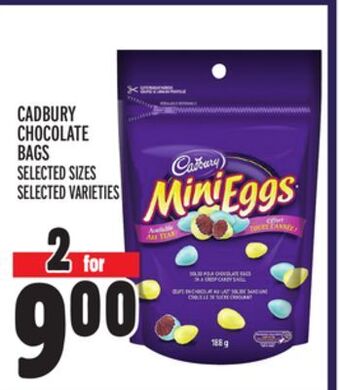 Metro Cadbury chocolate bags offer