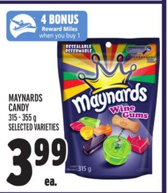 Metro Maynards candy offer