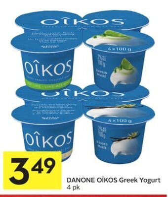 Foodland Danone oîkos greek yogurt 4 pk offer