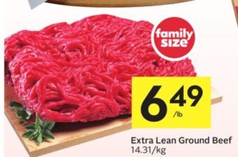 Foodland Extra lean ground beef offer