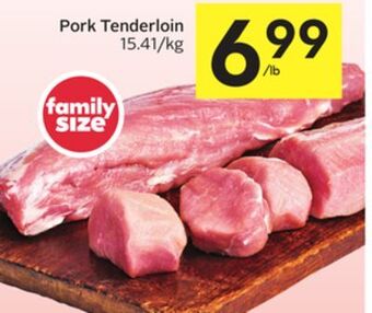 Foodland Pork tenderloin offer