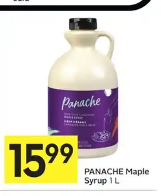 Foodland Panache maple syrup 1 l offer