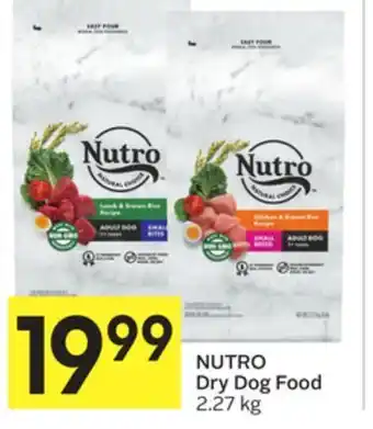 Foodland Nutro dry dog food 2.27 kg offer