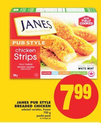 No Frills Janes pub style breaded chicken, 700 g offer