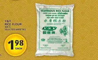Food Basics Y&y rice flour offer