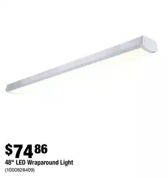 Home Depot 48" led wraparound light offer