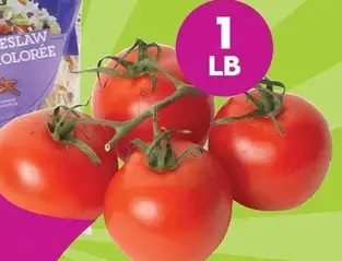 Giant Tiger 1 lb tomatoes on the vine offer