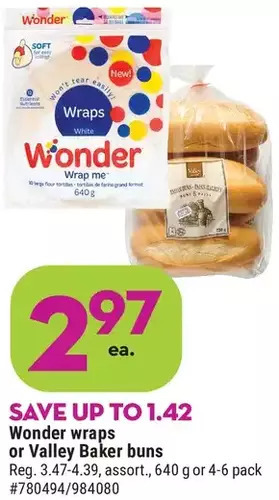 Giant Tiger Wonder wraps offer