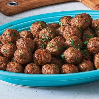 M & M Food Market Italian style beef meatballs offer