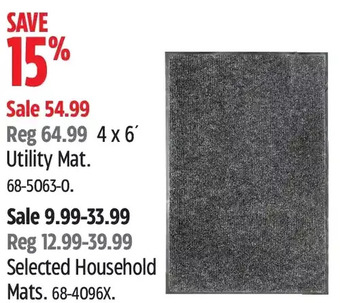 Canadian Tire 4 x 6' utility mat | household mats offer