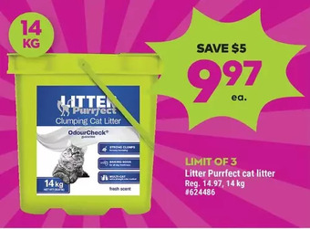 Giant Tiger Litter purrfect cat litter offer