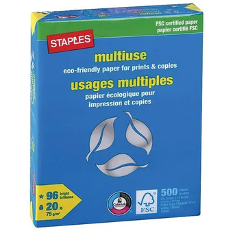 Staples Staples fsc-certified multiuse paper offer