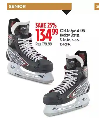 Canadian Tire Ccm jetspeed 455 hockey skates offer