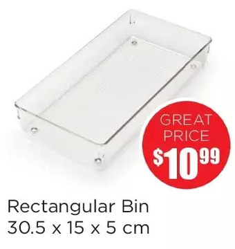 Kitchen Stuff Plus Rectangular bin offer