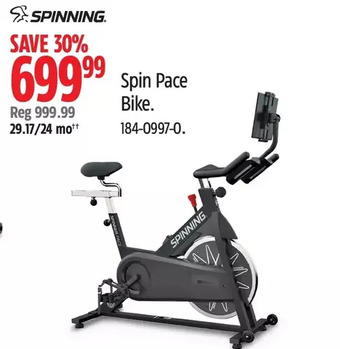 Canadian Tire Spinning spin pace bike offer