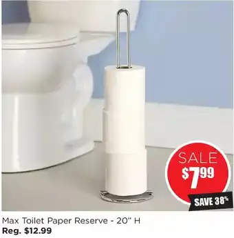 Kitchen Stuff Plus Max toilet reserve - 20" h offer