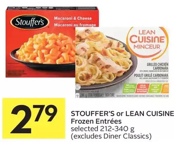 Foodland Stouffer's or lean cuisine frozen entrées offer