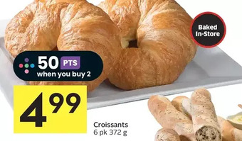 Foodland Croissants offer