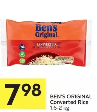 Foodland Ben's original converted rice offer