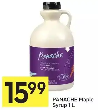 Foodland Panache maple syrup offer