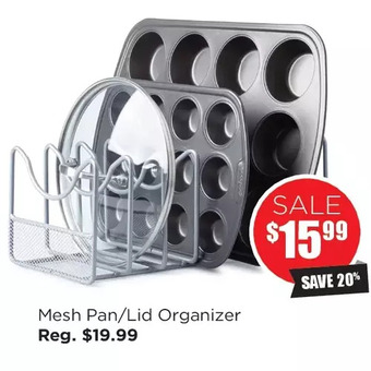 Kitchen Stuff Plus Mesh pan/lid organizer offer