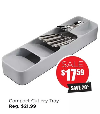 Kitchen Stuff Plus Compact cutlery tray offer
