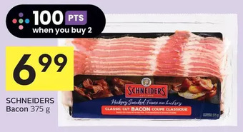 Foodland Schneiders bacon offer