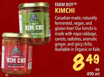 Farm Boy Farm boy kimchi offer