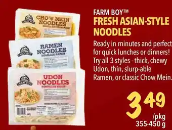 Farm Boy Farm boy fresh asian-style noodles offer